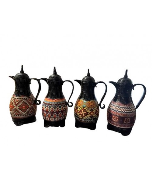 Vacuum Thermos 1 L w/Pink Glass - 1442C (12)