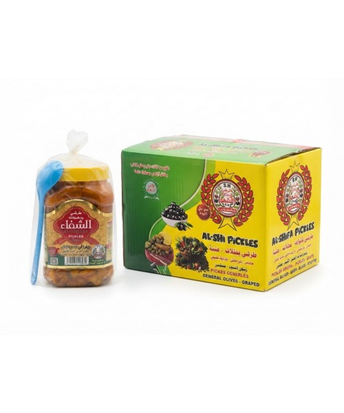 AlShifaa - Iraqi Almaza (Earth Apple) Pickles (6 x 1500 g ±5%) AlShifaa - Iraqi Almaza (Earth Apple) Pickles (6 x 1500 g ±5%)