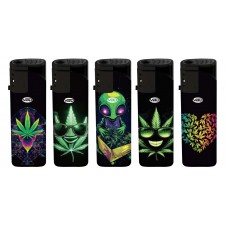 VBD Torch Lighter (50/Display) - Alien Leaf