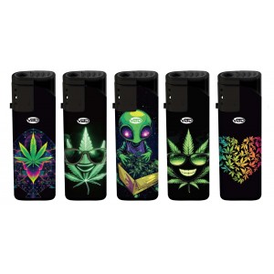 VBD Torch Lighter (50/Display) - Alien Leaf VBD Torch Lighter (50/Display) - Alien Leaf