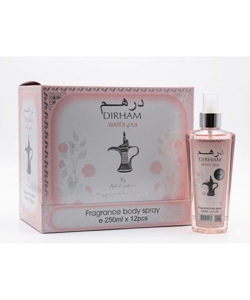 Body Spray - DIRHAM WARDI 250 ml (12) Body Spray - DIRHAM WARDI 250 ml (12)