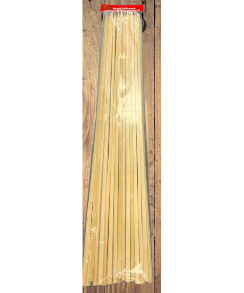 Bamboo Skewers - 50 cm Square (25/Pack) (50)