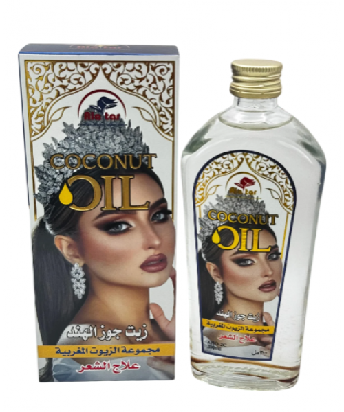 AlAttar Moroccan Hair Oil - Coconut Oil (6 x 200 ml)