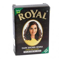 Royal Henna - Dark Brown (10 Packs x 6 Sachets x 10 g)