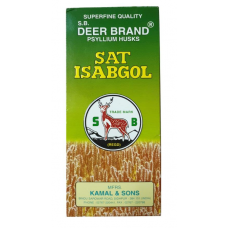 Deer Brand Sat-Isabgol  (Psyllium Husk) (5 x 100 g)