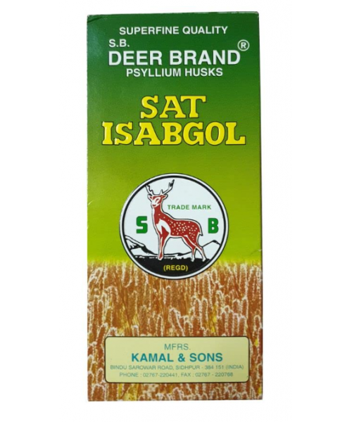 Deer Brand Sat-Isabgol (Psyllium Husk) (5 x 100 g) Deer Brand Sat-Isabgol (Psyllium Husk) (5 x 100 g)