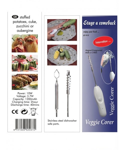 Electric Portable Zucchini/Veggie Corer