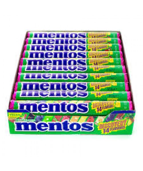 Mentos Chewy Dragees - Discovery 14 Flavours (20 x 37.5 g)