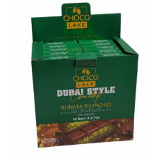 Choco Lake DUBAI STYLE KUNAFA PISTACHIO (10 Bars x 190 g)