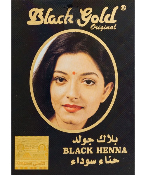 Black Gold Henna - Black (10 Packs x 6 Sachets x 10 g)