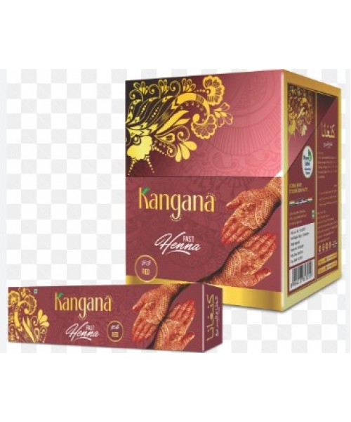 Kangana Henna Tube -Red (12 x 25 g)