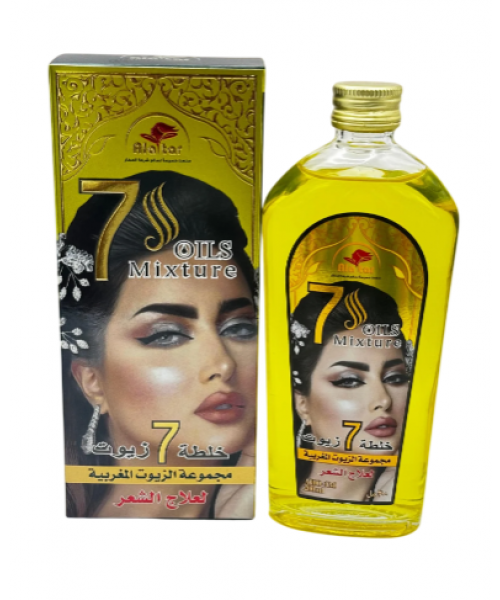 AlAttar Moroccan Hair Oil - 7 Oils Mixture (6 x 200 ml)
