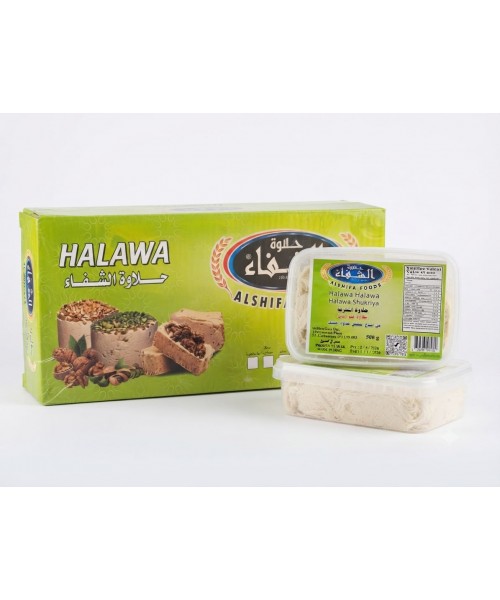 Alshifa Halawa (Halva) Shukriya (9 x 500 g). Alshifa Halawa (Halva) Shukriya (9 x 500 g).