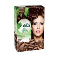 Vatika Henna - Dark Brown (6 Packs x 6 Sachets x 10 g). Vatika Henna - Dark Brown (6 Packs x 6 Sachets x 10 g).