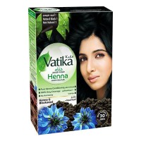 Vatika Henna - Natural Black (10 Packs x 6 Sachets x 10 g)