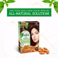 Vatika Henna - Natural Brown (10 Packs x 6 Sachets x 10 g)