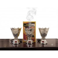 Electric Incense Burner - Silver - (WF001)