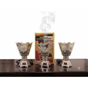 Electric Incense Burner - Silver - (WF001) Electric Incense Burner - Silver - (WF001)