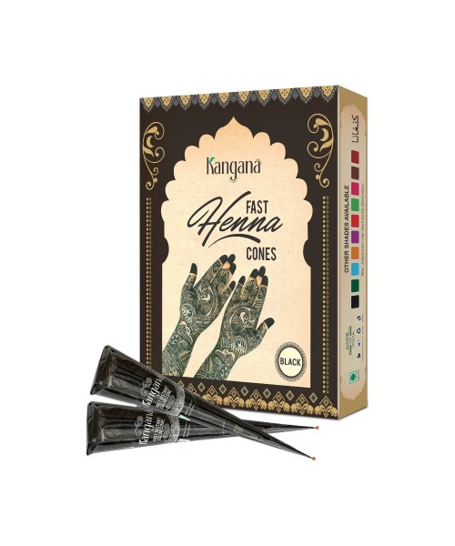 Kangana Henna Cone - Black (12 x 25 g)