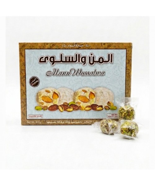 Mann Wassalwa Pistachio Balls (10 x 400 g)