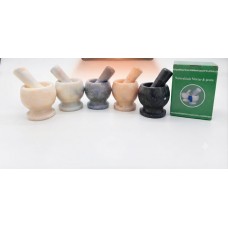 Heavy Marble Garlic Mortar & Pestle (9 cm) Heavy Marble Garlic Mortar & Pestle (9 cm)