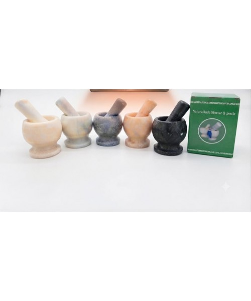 Heavy Marble Garlic Mortar & Pestle (9 cm) Heavy Marble Garlic Mortar & Pestle (9 cm)