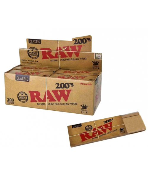 Rolling Paper - RAW Classic King Size Slim 200's (40 Units)