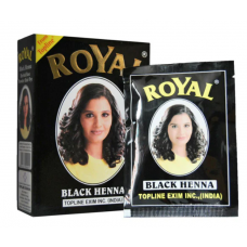 Royal Henna - Black (10 Packs x 6 Sachets x 10 g)