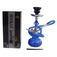 Small Hookah - Single Hose - Blue (SMKE-012) Small Hookah - Single Hose - Blue (SMKE-012)