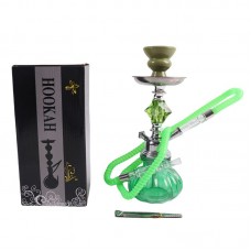 Small Hookah - Single Hose - GREEN (SMKE-012)