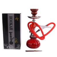 Small Hookah - Single Hose - RED (SMKE-012)