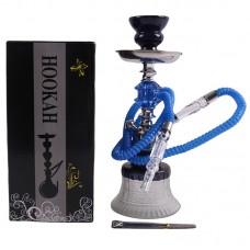 Small Hookah - Single Hose - Blue (SMKE-017)