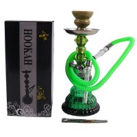 Small Hookah - Single Hose - GREEN (SMKE-018) Small Hookah - Single Hose - GREEN (SMKE-018)
