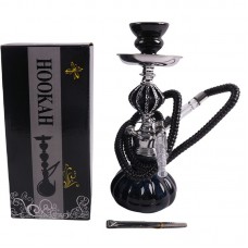 Small Hookah - Single Hose - BLACK (SMKE-020)