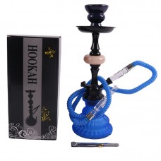 Small Hookah - Single Hose - BLUE (SMKE-028)