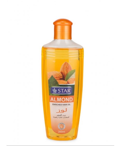 Star Enriched Hair Oil - Almond (6 x 200 ml)