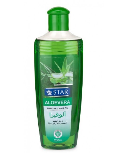 Star Enriched Hair Oil - Aloevera (6 x 200 ml)