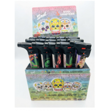 Soul Single Torch Lighter (15/Display) - Weed 0 Soul Single Torch Lighter (15/Display) - Weed 0
