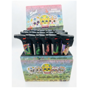 Soul Single Torch Lighter (15/Display) - Weed 0