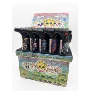 Soul Torch Lighter (15/Display) - Skull VI