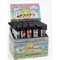 Soul Torch Lighter (15/Display) - Skull 01