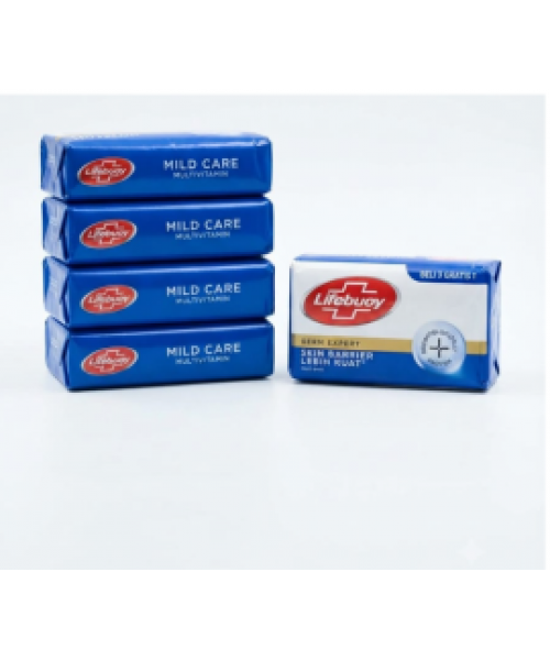 Lifebuoy Soap Mild Care (4 pcs x 100 g) Lifebuoy Soap Mild Care (4 pcs x 100 g)