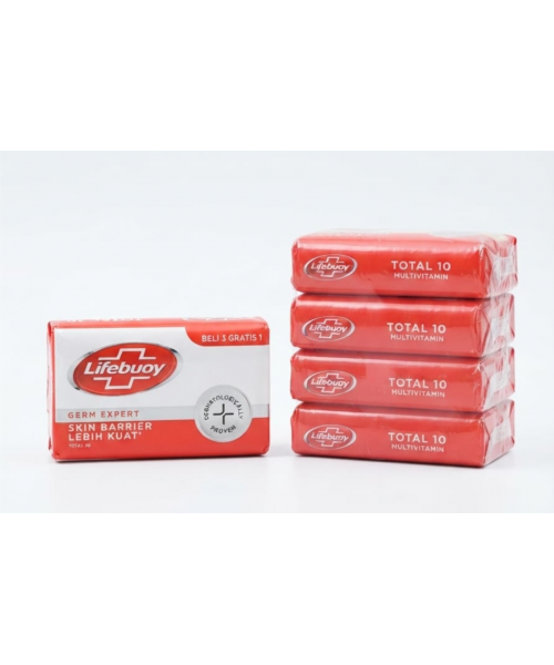 Lifebuoy Soap Total 10 (4 pcs x 100 g) Lifebuoy Soap Total 10 (4 pcs x 100 g)