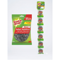 Scotch Brite Stainless Steel Scrubber (12/Display) (8) Scotch Brite Stainless Steel Scrubber (12/Display) (8)