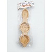 3 in 1 Ma'amoul Plastic Mold (For Date, Walnut & Pistachio)