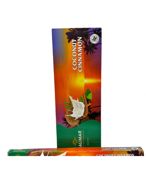 Incense - Shalimar Coconut Cinnamon (Box of 120 Sticks)