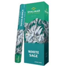 Incense - Shalimar White Sage (Box of 120 Sticks).