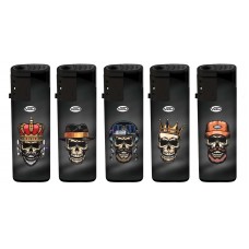 VBD Torch Lighter (50/Display) -Skull Themed