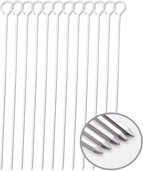 Stainless Steel BBQ Skewers - Square (6 Pcs/Pack) (45x0.3x0.3 cm) (4-25) (50)
