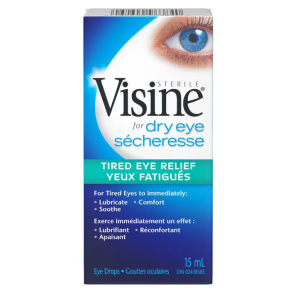 Visine Eye Drops - For Dry Eye (Tired Eye Relief) 15 ml Visine Eye Drops - For Dry Eye (Tired Eye Relief) 15 ml